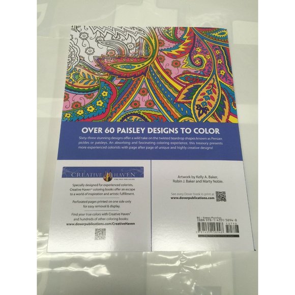 Creative Haven Paisley Designs Coloring Book - Picture 3 of 3